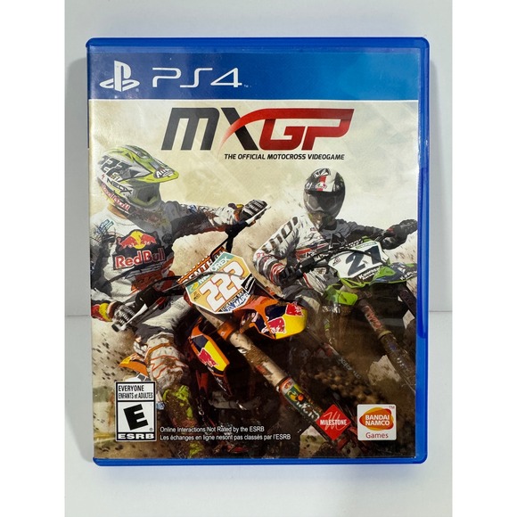 Bandai Namco Games Other - Bandai Namco MXGP Video Game PS4 Blue Excellent Motocross Racing 0349